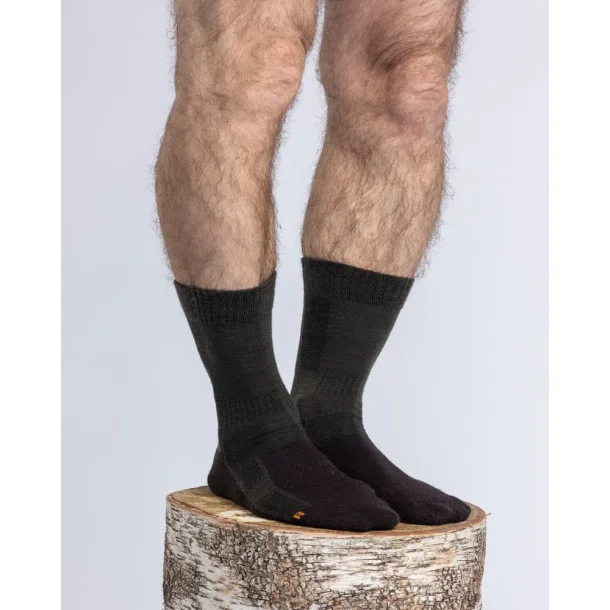 Pinewood Trekking Merino Str�mpe Gr�n/Brun