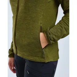 Abisko Fleece Jakke - Oliven