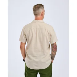 V�rnamo Hamp mix S/S Skjorte H�rbeige