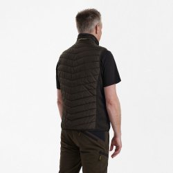 Moor Vatteret Vest med strik-Brown Leaf