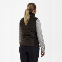 Lady Caroline Vatteret Vest-Brown Leaf