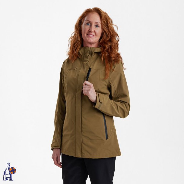 Lady Sarek Shell-jakke med h�tte-Butternut