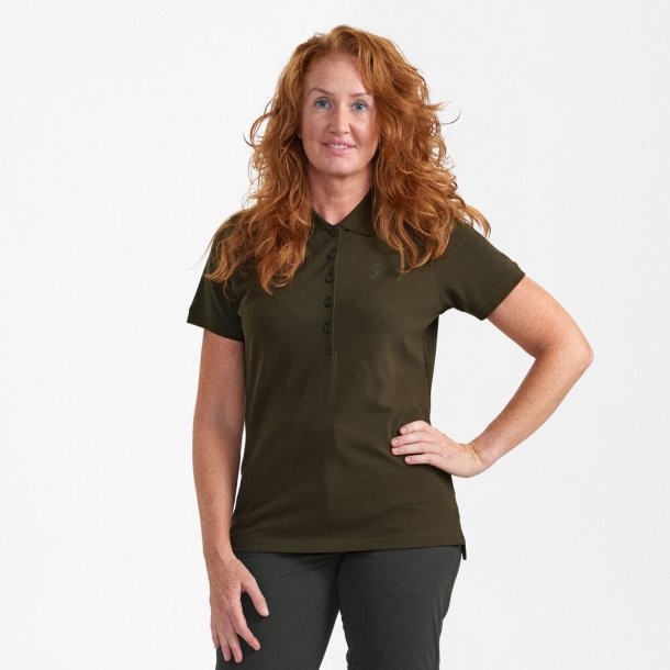 Lady Harriet Poloshirt - Deep Green