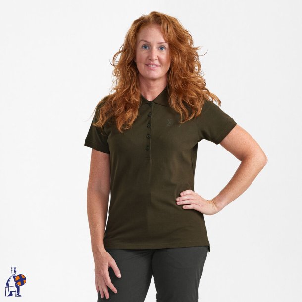 Lady Harriet Poloshirt - Deep Green