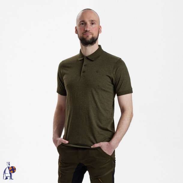 Gunnar Poloshirt- Adventure Green Melange