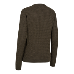 Lady Harrington kabel strik ( Brown Melange )