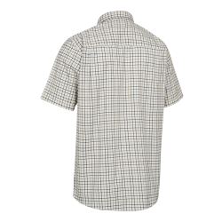 Gavin Skjorte S/S - Beige Check