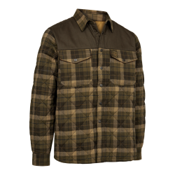 Elbert Vatteret Skjortejakke - Brown Check