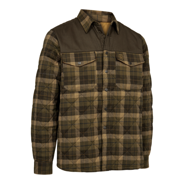 Elbert Vatteret Skjortejakke - Brown Check