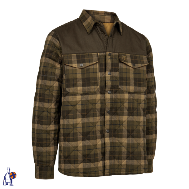 Elbert Vatteret Skjortejakke - Brown Check