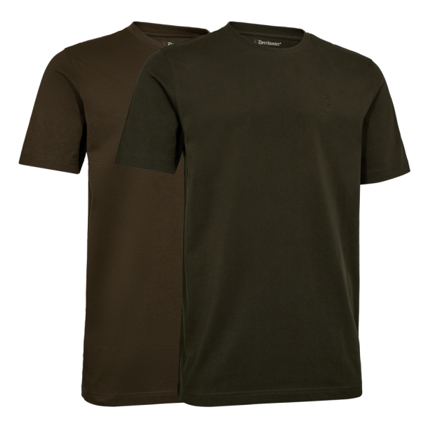 2-pak T-shirts - Fallen leaf / Timber
