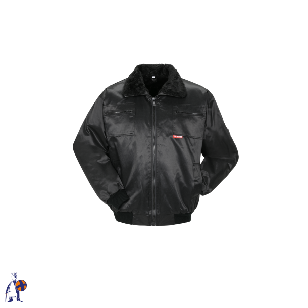 Gletsher pilotjakke Sort