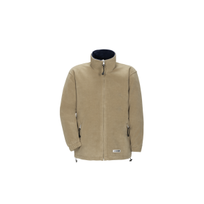 0348 Streem Fleece Jakke Camel/marine