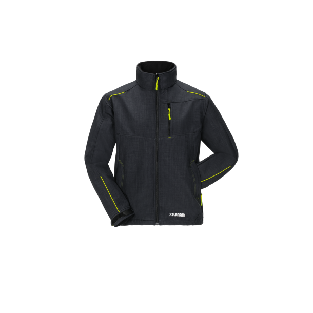 3398 Neon Softshell Jakke gr/grn