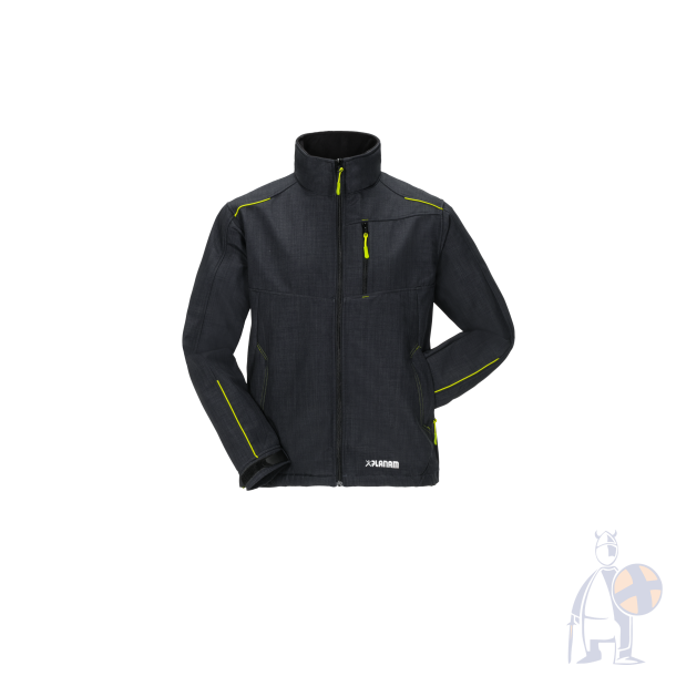 3398 Neon Softshell Jakke gr�/gr�n