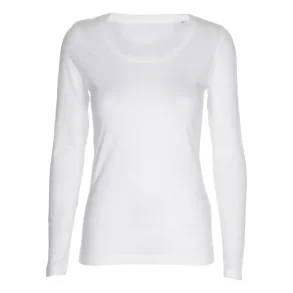 ST408 Lady Tee LS - hvid