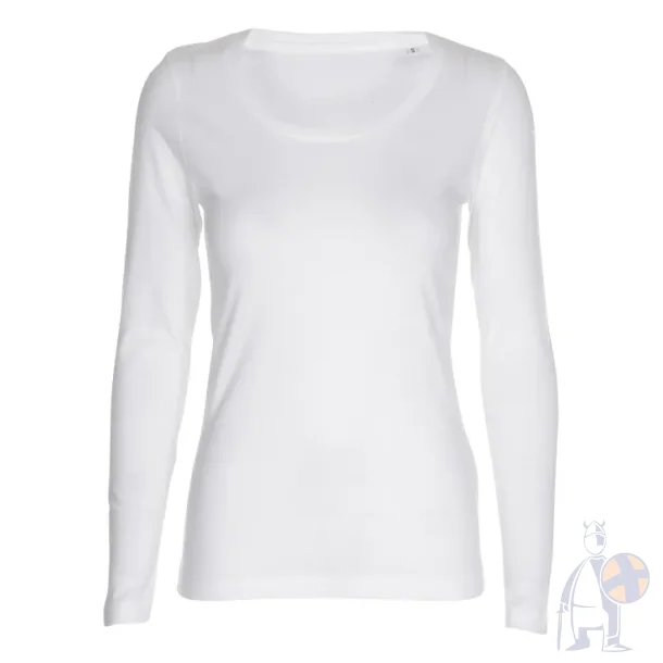 ST408 Lady Tee LS - hvid