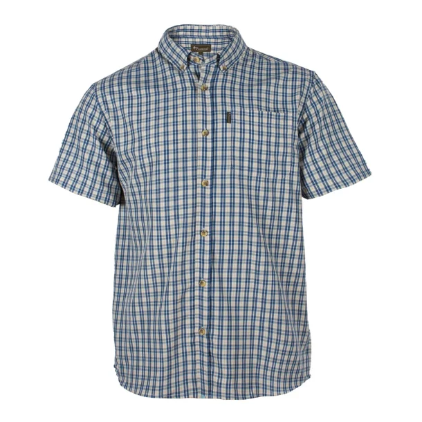 Pinewood� Sommerskjorte Bl�/hvid