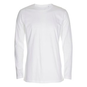 ST404 Mens Tee LS hvid