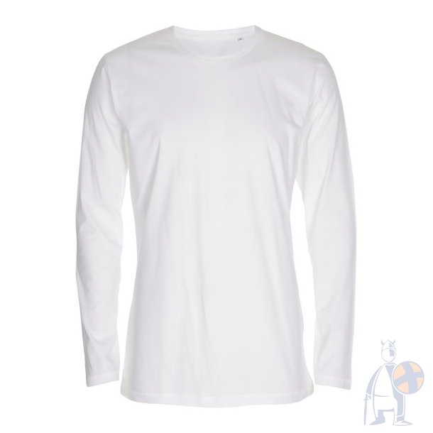 ST404 Mens Tee LS hvid