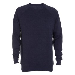 ST706 Miami crew neck Bl melang