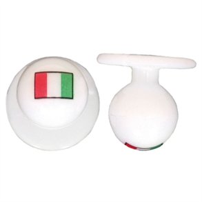 0218010 - kugleknopper med Italien (12 stk.)