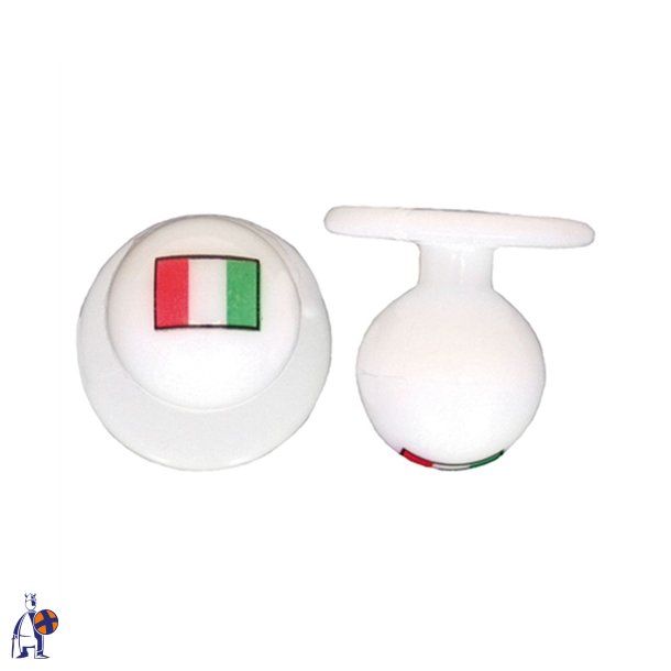 0218010 - kugleknopper med Italien (12 stk.)