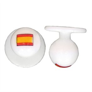 0228010 - kugleknopper med Spanien (12 stk.)