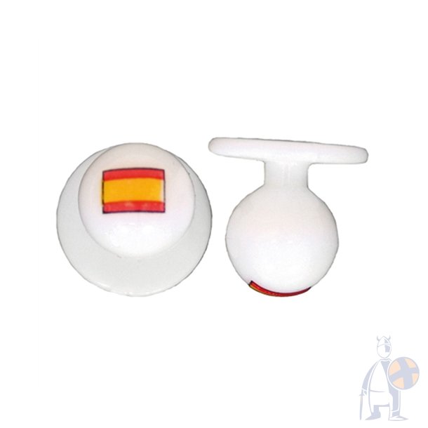 0228010 - kugleknopper med Spanien (12 stk.)