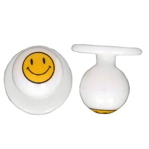 0238010 - kugleknopper med glad smily (12 stk.)
