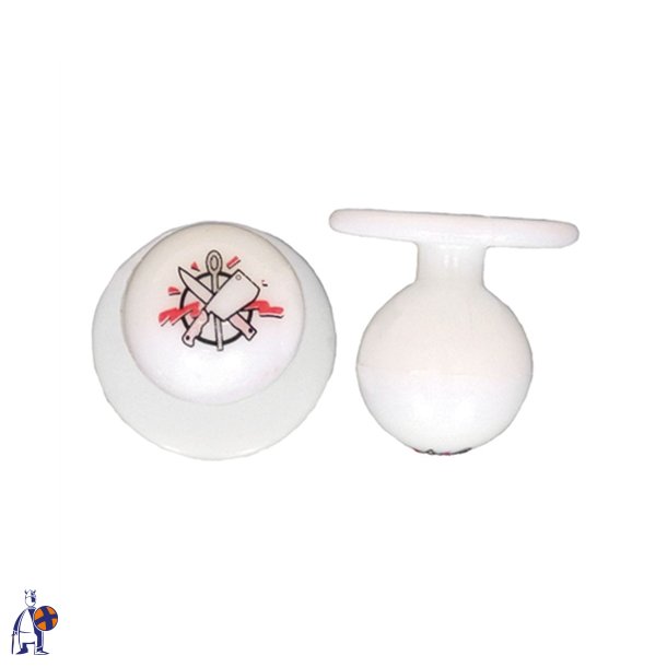 0288010 - kugleknopper med k�kkenredskaber (12 stk.)