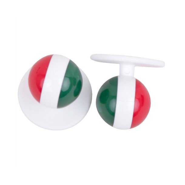 0568070- kugleknopper med Italien (12 stk.)
