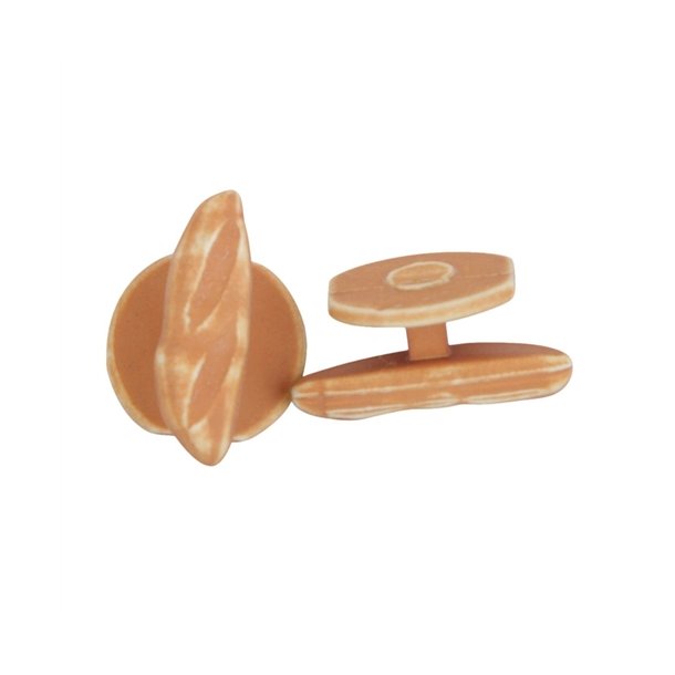 0728065- kugleknopper med baguette (12 stk.)