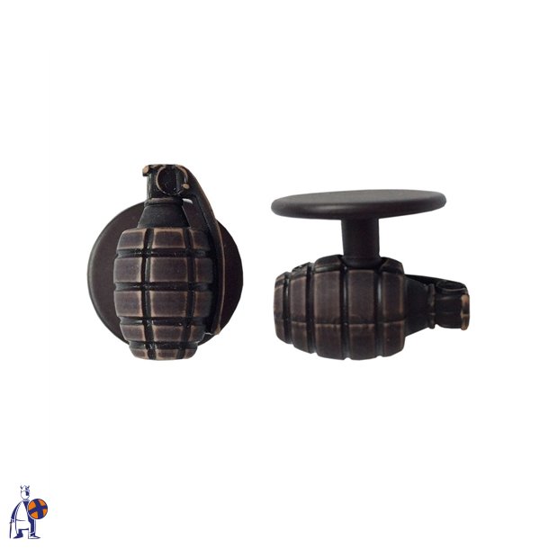 0758065- kugleknopper med h�ndgranat (12 stk.)
