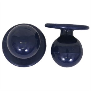 0908030 - kugleknopper farve navy (12 stk.)