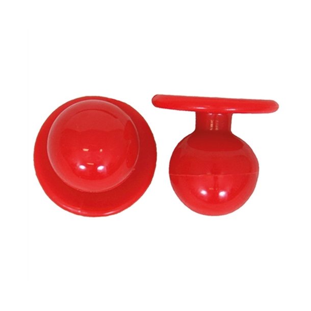 0908040 - kugleknopper farve rd (12 stk.)