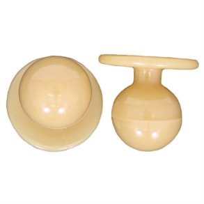 0908061 - kugleknopper farve sand (12 stk.)