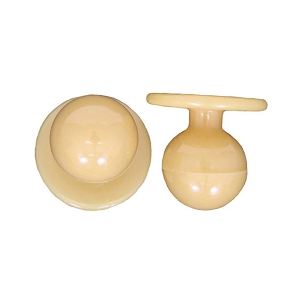 0908061 - kugleknopper farve sand (12 stk.)