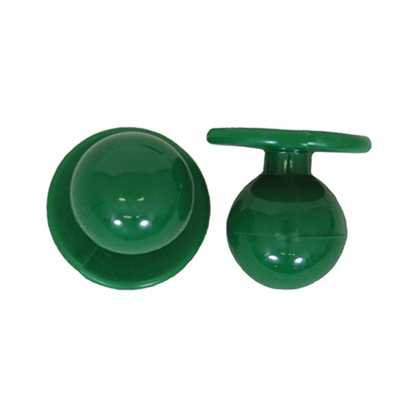 0908070 - kugleknopper farve flaskegrn (12 stk.)