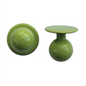 0908079 - kugleknopper farve lemongrn (12 stk.)