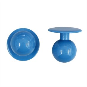 0908098 - kugleknopper farve turquis (12 stk.)