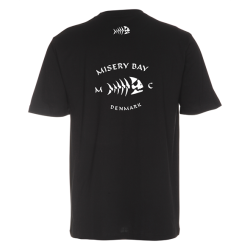 St 101sort t-shirt med Misery tryk