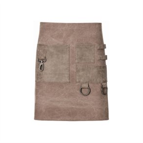 156 - Forbindslrred, med lommer og karabinhage, B 80 x L45 cm. toffee