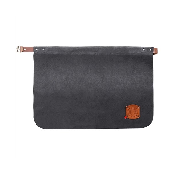 160 - BBQ frontslips, B 60 x L 40 cm. sort