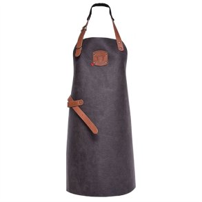 161 - Rustik forklde, nappa lder, B 60 x L 82 cm. toffee