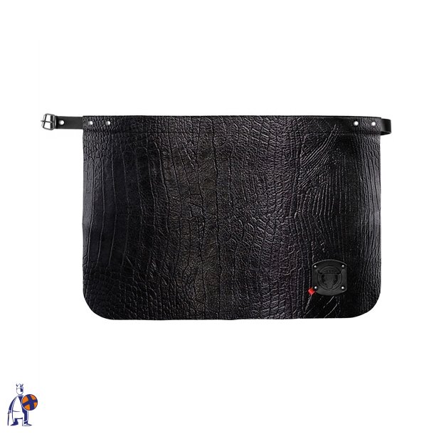163 - Crocostyle Frontslips B 60 x L 40 cm. sort