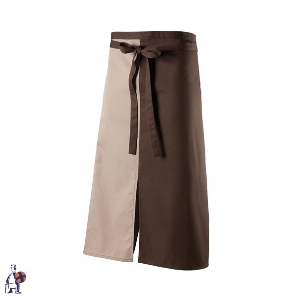 171 - Forkl�de med slids i midten 100 x 80 cm 2 farver. sand