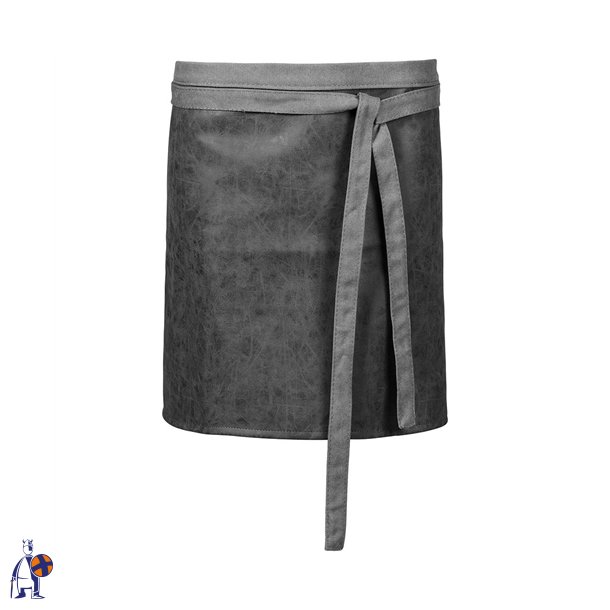 172 - Forslips i l�derlook, B 80 x L 45 cm . grafit 