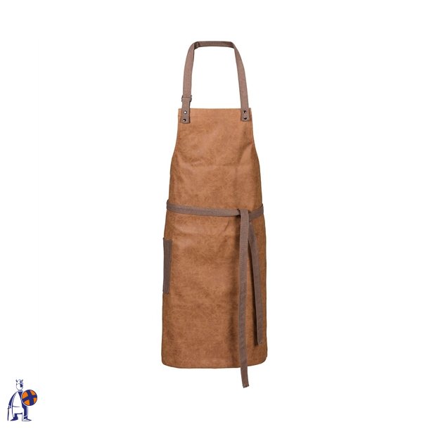 174 - Sm�kforkl�de i l�derlook, B 87 x L 85 cm. cognac