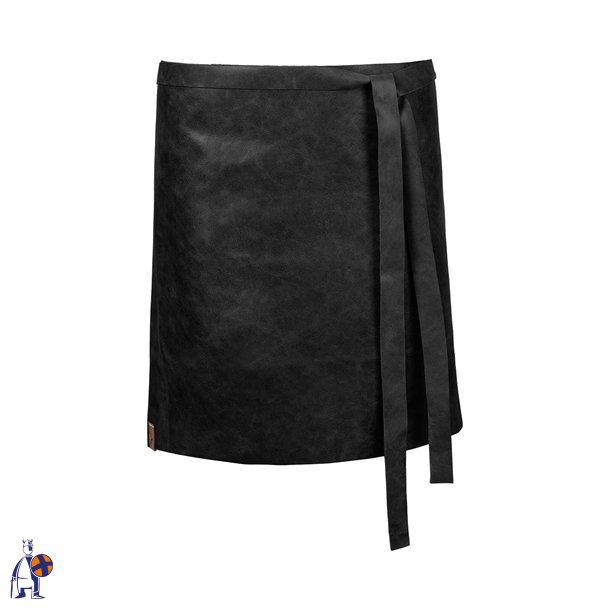 178 - Forslips af oksel�der, i 2 kvaliteter, B 88 x L 45 cm. sort